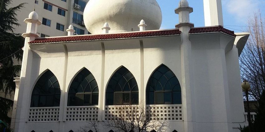 Vibrant mosques in South Korea serving the local Muslim community.