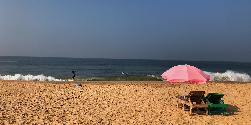An image of Calangute Beach, one of the best beaches in India for families.