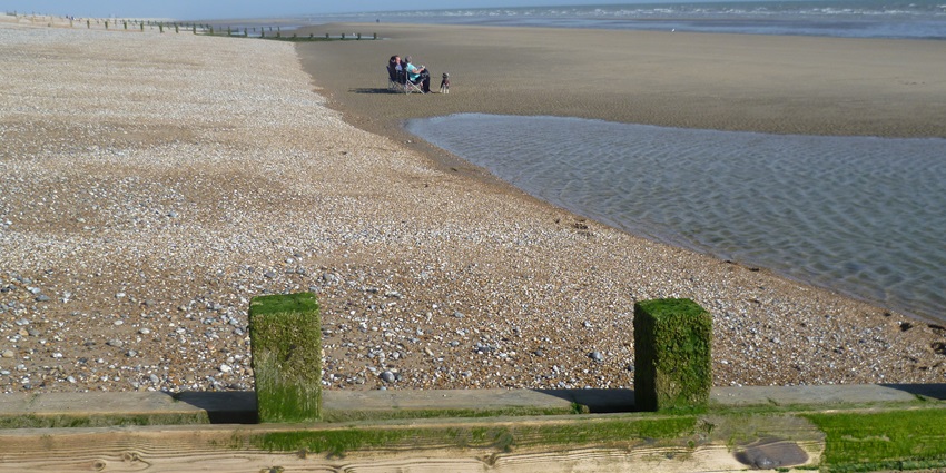 Camber Sands with vast sand dunes and golden shores, perfect for beach walks.