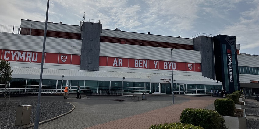 Cardiff Airport, the largest international gateway, one of the best airports in Wales.