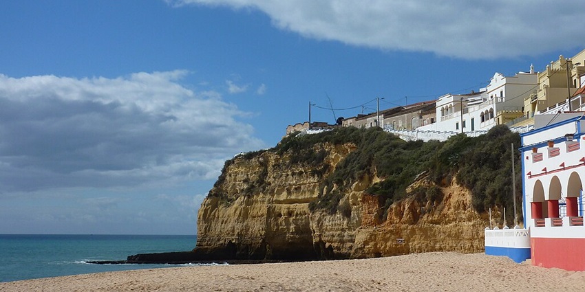 Stroll along dramatic cliffs with breathtaking ocean views in Carvoeiro
