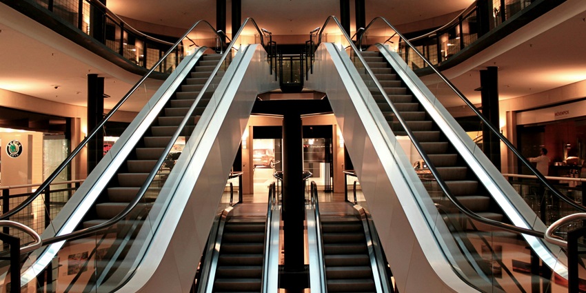 Image of inside a showroom of shopping mall - Major shopping centre with brands, food courts, and leisure