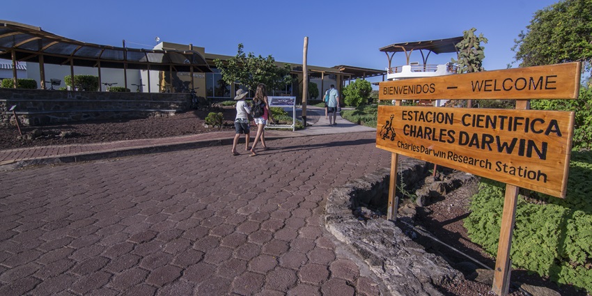 The conservation centre is the home to giant tortoises and scientific research programs.