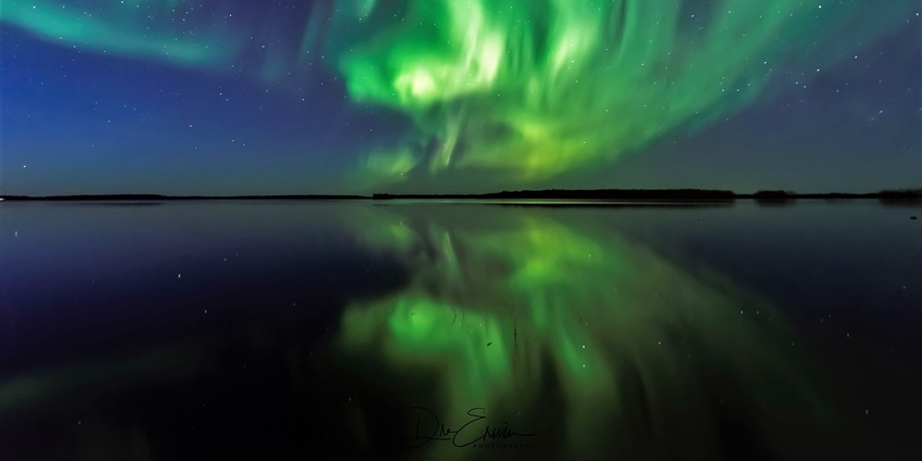 An image of the Northern Lights above Abisko National Park, a fantastic thing to see in Sweden