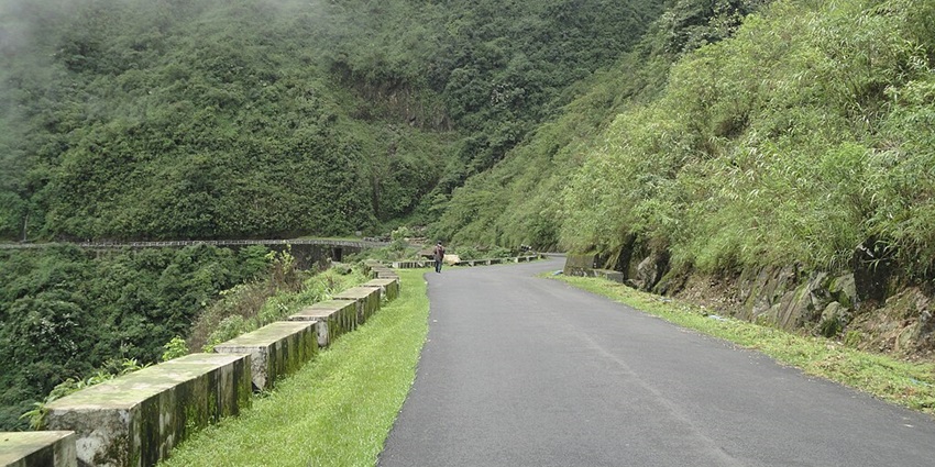 An Image of the beautiful landscape of Cherrapunji, which is the best destination to visit in the Northeast in December.