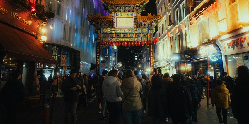 Crown on the street of China Town–best places to explore Yangon Nightlife