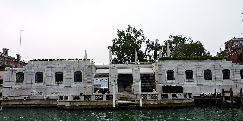 Peggy Guggenheim Collection in Venice, a renowned modern art museum on the Grand Canal.