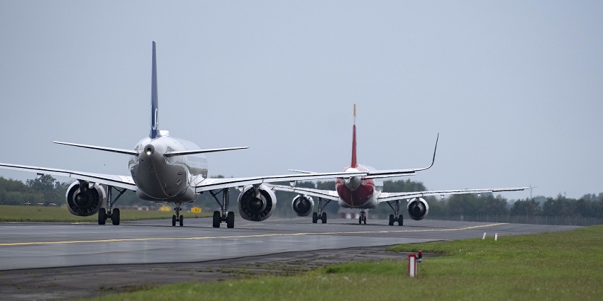 The Copenhagen International Airport - one of the international airports in Denmark.