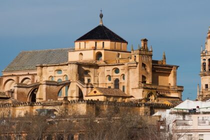 Magnefiecient view of Cordoba mosque, also known as the Mezquita-Catedral de Córdoba.