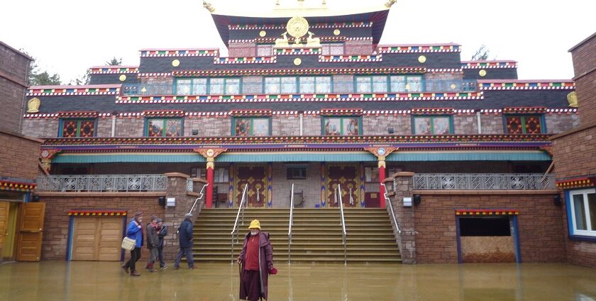 Kagyu Samye Ling Monastery and Tibetan Centre, stunning architecture, and peaceful retreats.