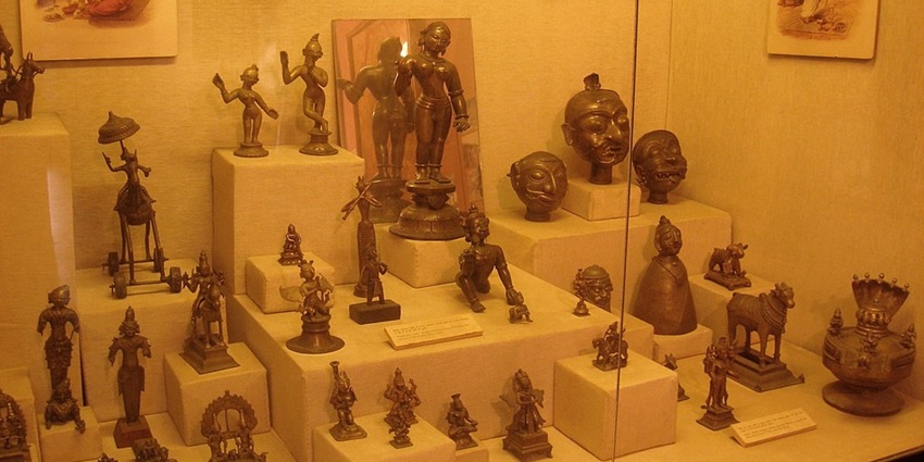 A view of Crafts Museum which houses over 30,000 unique and eye-catching art pieces.