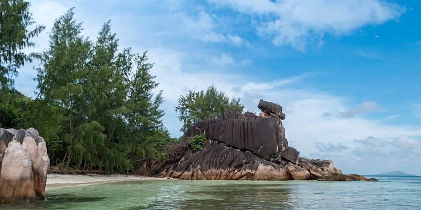 An image of Curieuse Island, Home to giant tortoises,mangrove forests,and stunning beaches