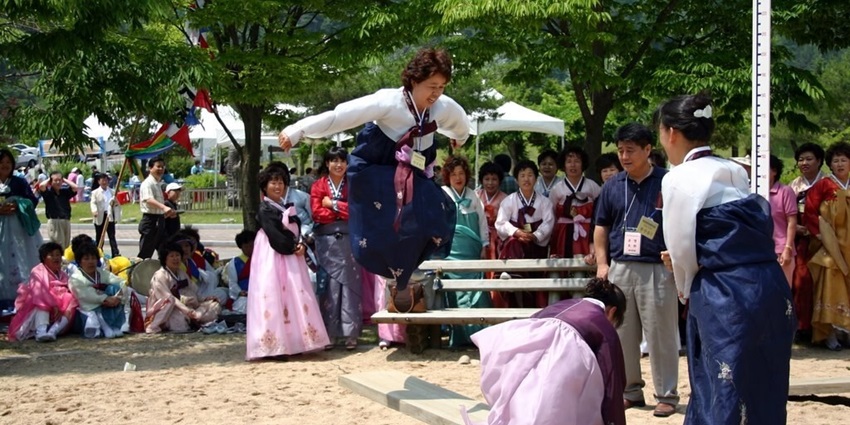 An image of Dano festival celebration with people having fun and enjoying the festivities