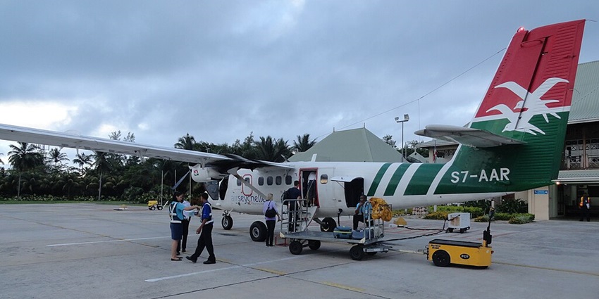 One of the best private island airports in Seychelles offering flights to Desroches Island resort.