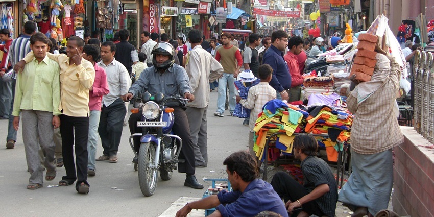 The bustling market is known for traditional goods and cultural experiences
