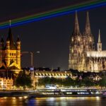 An image showing an aerial view of Cologne, highlighting key things to do in Cologne.