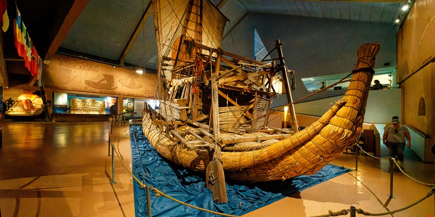 An image of the Kon-Tiki Museum, a remarkable activity.