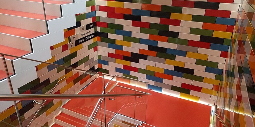 An image showing the interior of LEGO House, a famous place to visit.