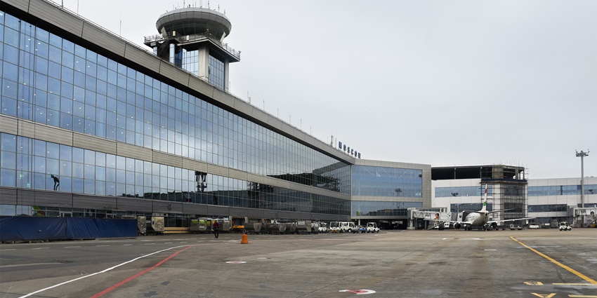 Domodedovo International Airport is one of the busiest airports in Russia, serving global travelers.