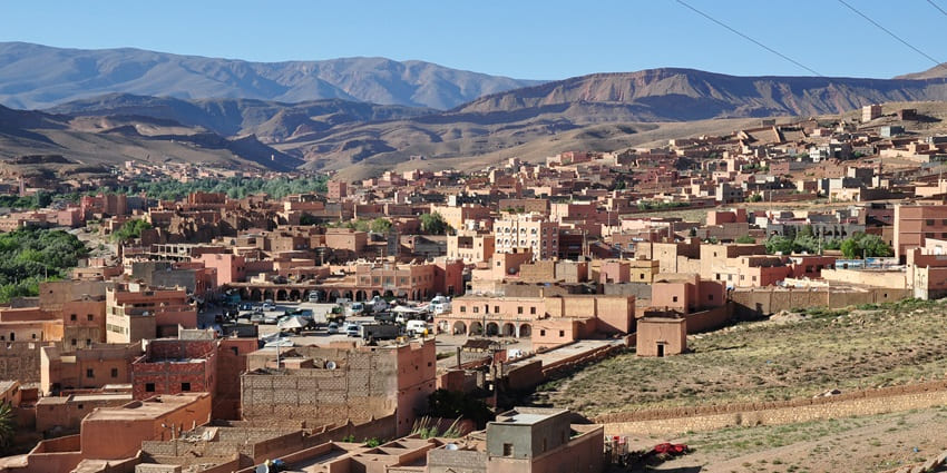 Drâa-Tafilalet, a tourist place in Morocco, where ancient caravan routes meet traditional villages