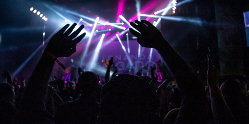Snapshot from the inside of the concert in the bneautiful city of Hong Kong