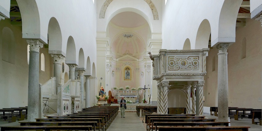 Interior view of the cathedral, a place to explore attending Ravello Music Festival