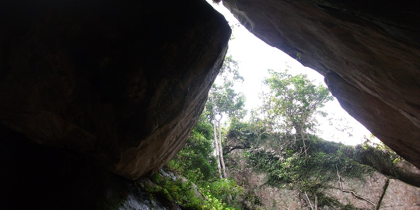 Edakkal Caves in Kerala, a tourist destination and one of the historical caves in India