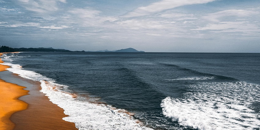 A paradise for surfers, known for its powerful waves and eco-lodges in Guatemala