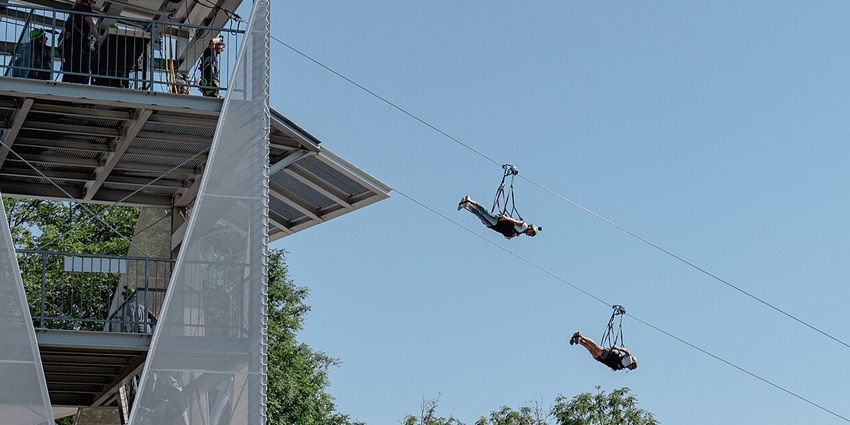 Soar over Penrhyn Quarry at exhilarating speeds on the world’s fastest zip line.