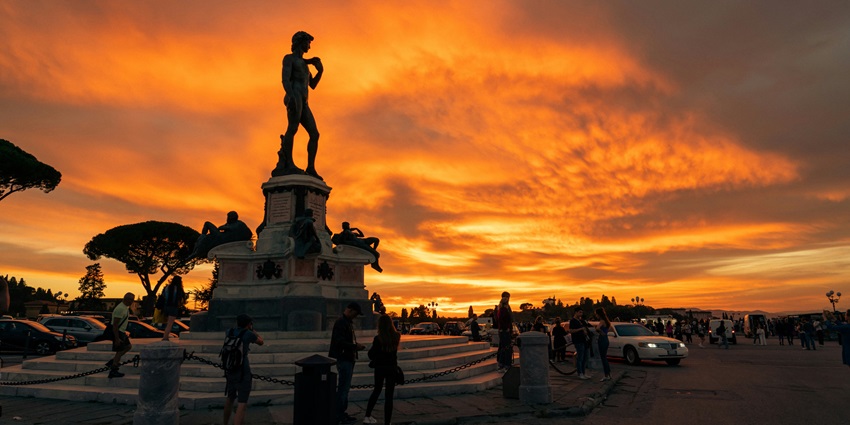 Experience Florence like never before with a sunset at Piazzale Michelangelo
