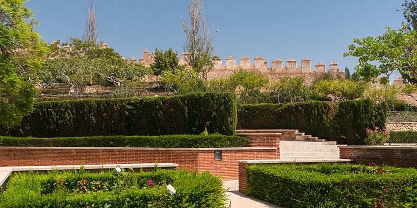 Gardens at the wellness scene at Atzaró