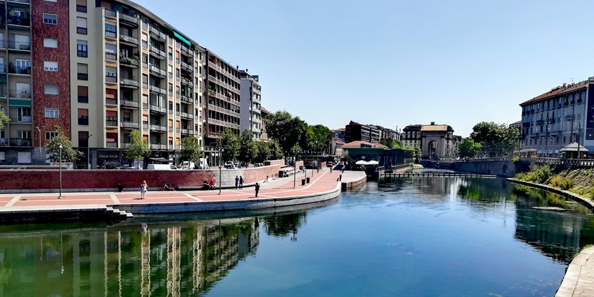 Darsena, Milan’s docklands, was revitalised in 2015.