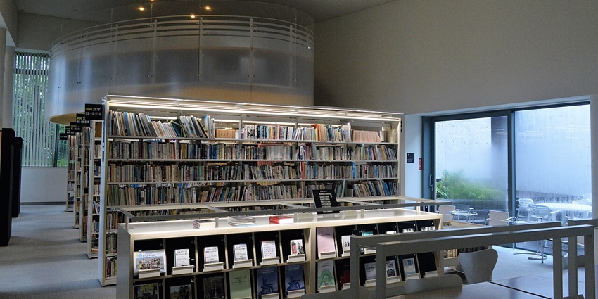 Historic books and testimonies stored in the Nagasaki Atomic Bomb Museum Library.