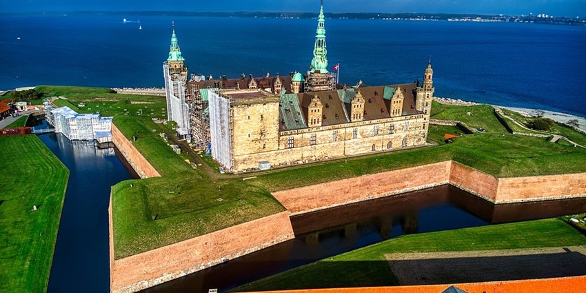An image of the Kronborg Castle, one of the best things to see in Denmark.
