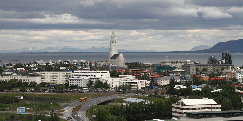 An image showing Reykjavik, Iceland, a vibrant spot for a Valentine’s Day party in Iceland.