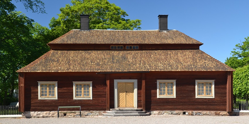 An image of the Skansen Open-Air Museum, a great thing to see in Stockholm.