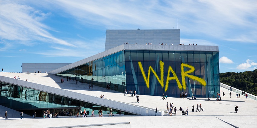 An image showing the Oslo Opera House, a striking example of architecture for what to do in Oslo