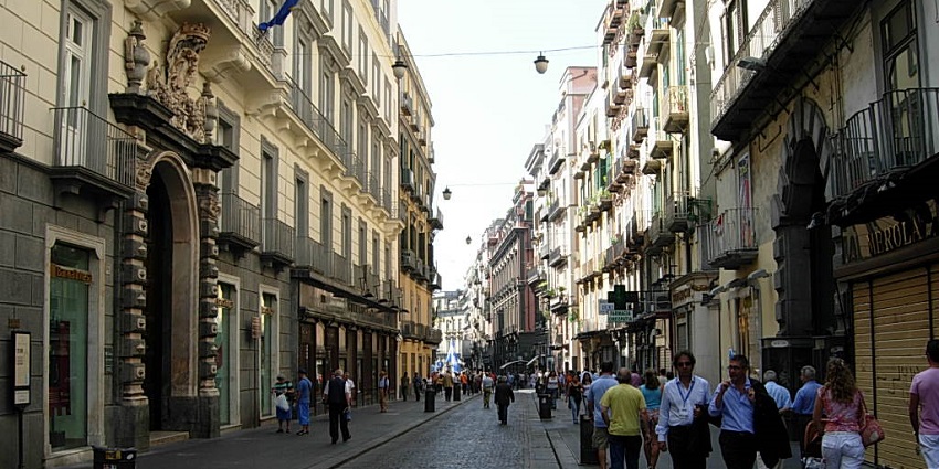 Shopping in Via Toledo is another one of the top things to do in Naples, Italy.