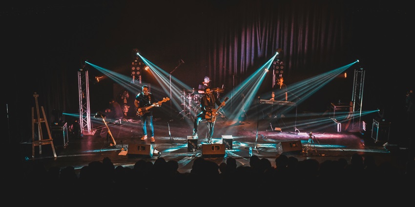 Rocking concerts organised at the festival with an exciting crowd in a Valencia Music Festival.