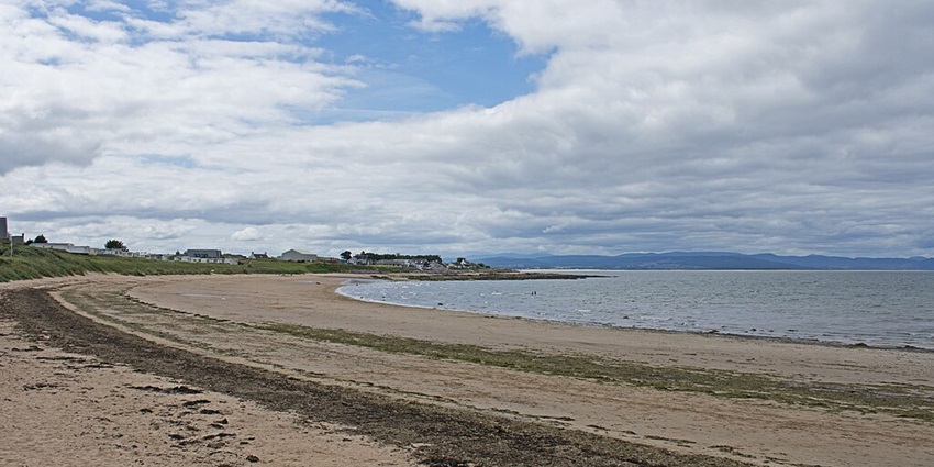 Beaches in Edinburgh, Scotland, Fisherrow is a peaceful seaside beach with a scenic setting.