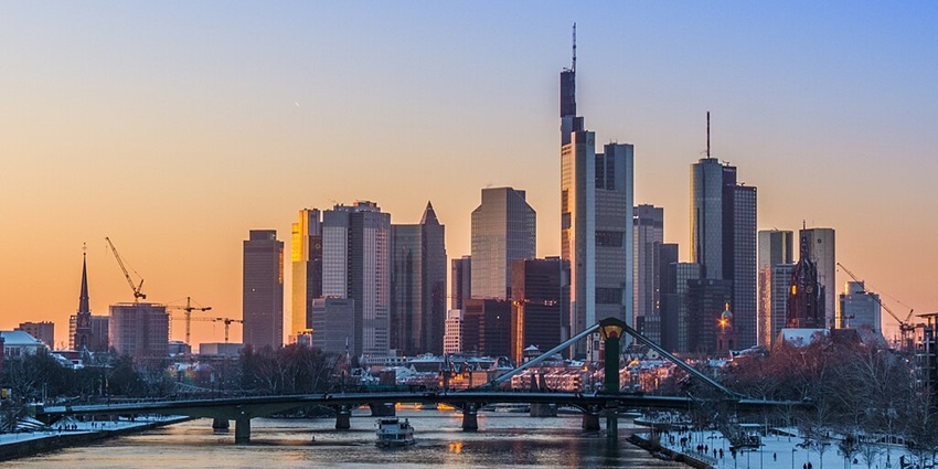 An Image of the Frankfurt Skyline, one of the must-see places for Germany trip.