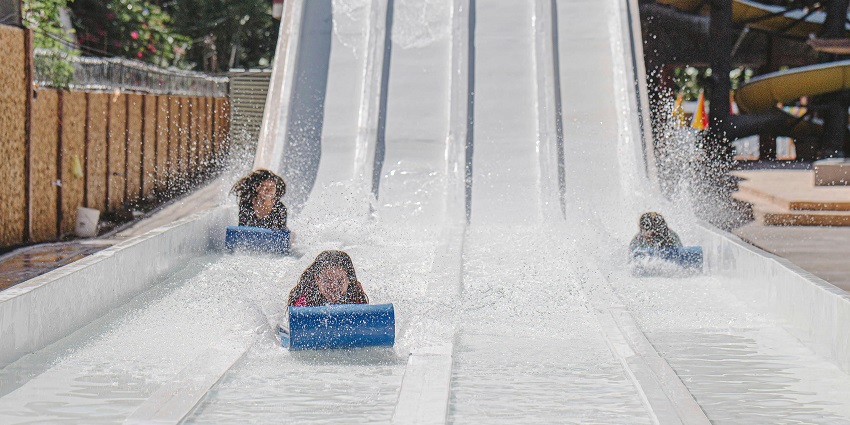 An image of Fun castle which is a prominent one of the water park near Ranchi in Jharkhand.