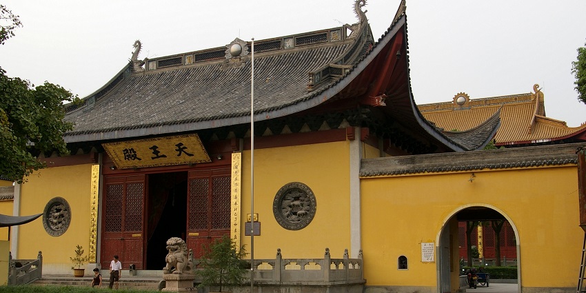 Image of Fuyan Temple in Tongfu, Tongxiang City, Zhejiang Province, China