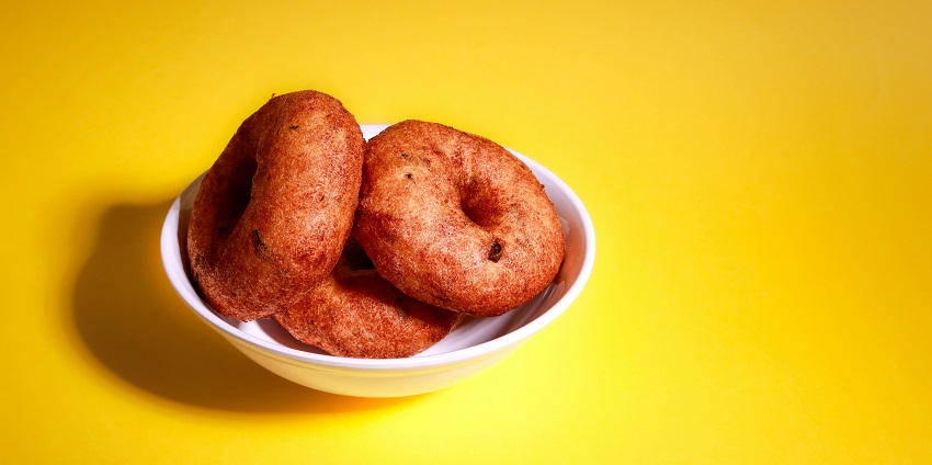 Garelu is one of the most-eaten staple foods of this region.