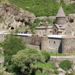 Alluring view of Geghard Monastery, Armenia.