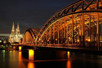 An image representing the illuminated vibes of Germany nightlife.