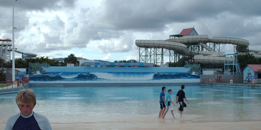 Things to do at Lotte Water Park include exciting water attractions with massive waves for thrill-seekers
