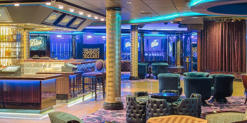 Enjoy a couple of drinks at Bombay Cocktail Bar with your partner.