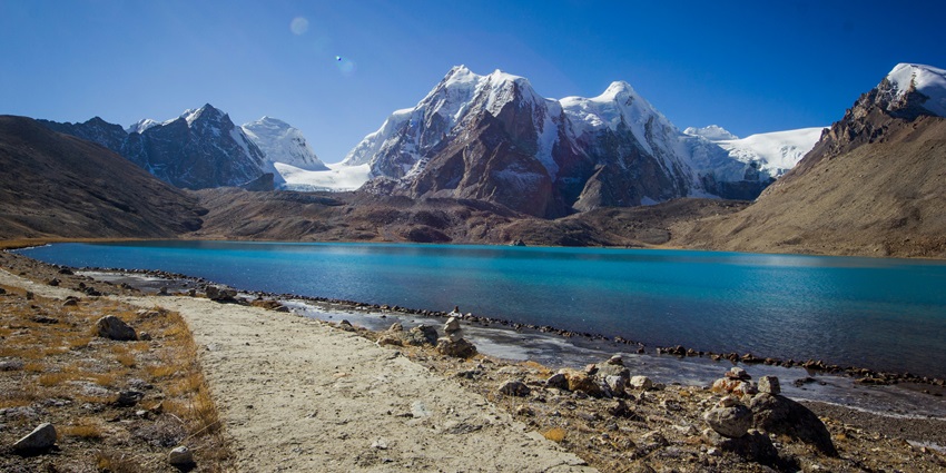 An image of the Goechala Trek in Sikkim, one of the best destinations for trekking in India.