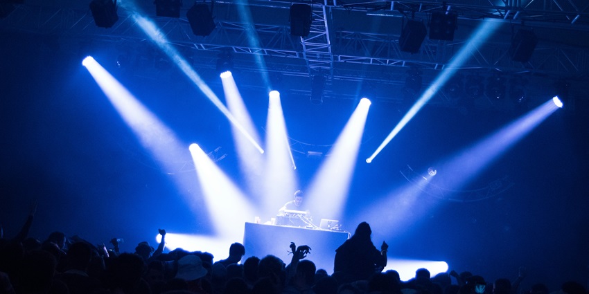 An inside view of the Golem Pub in Slovakia featuring vibrant live performances.